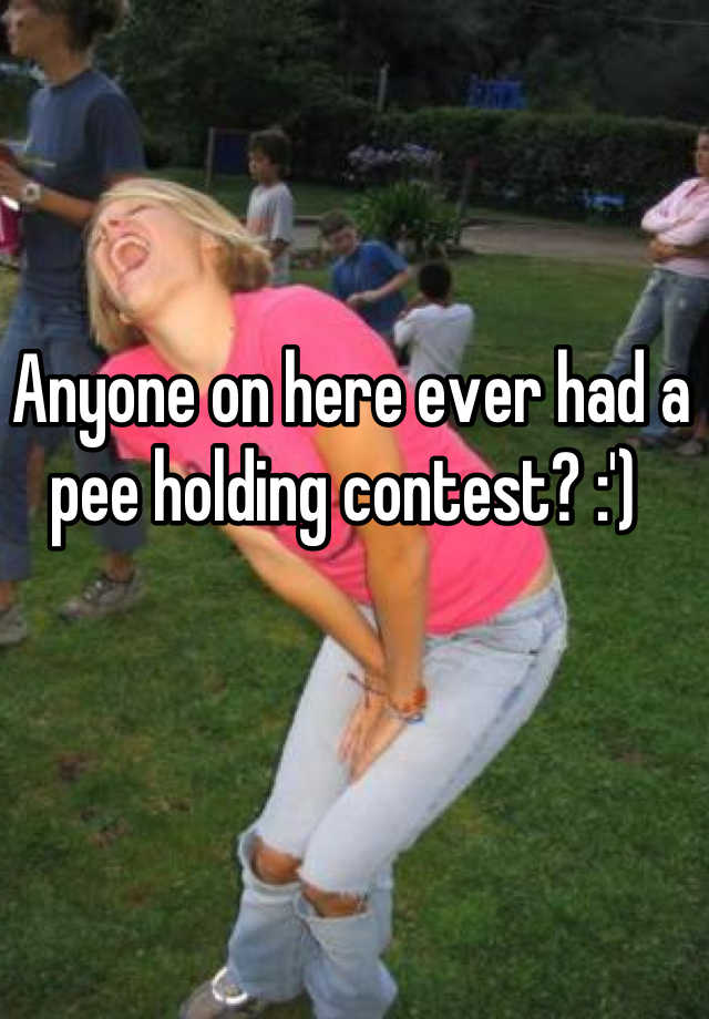 Pee Contest